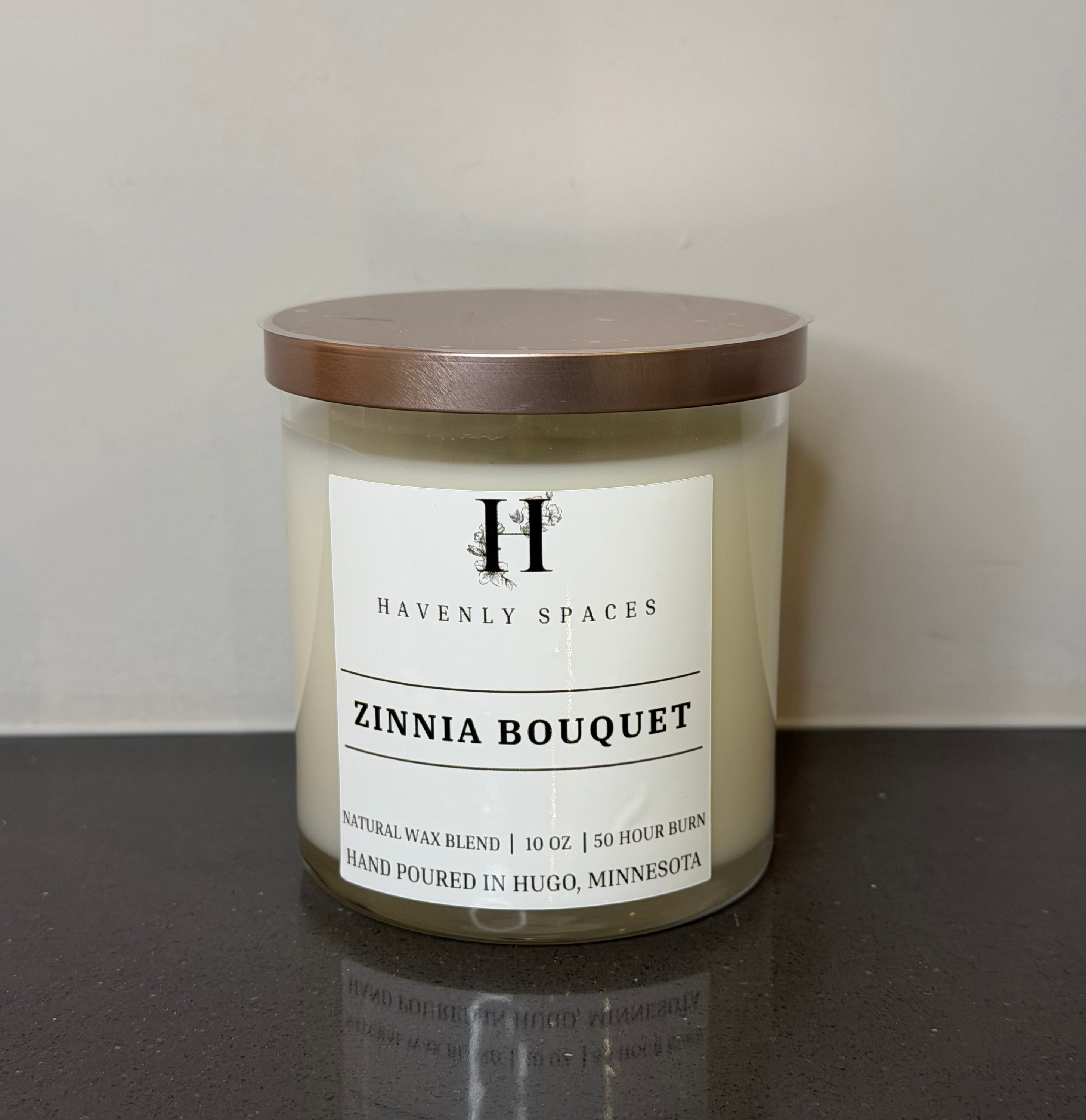 Zinnia Bouquet Candle