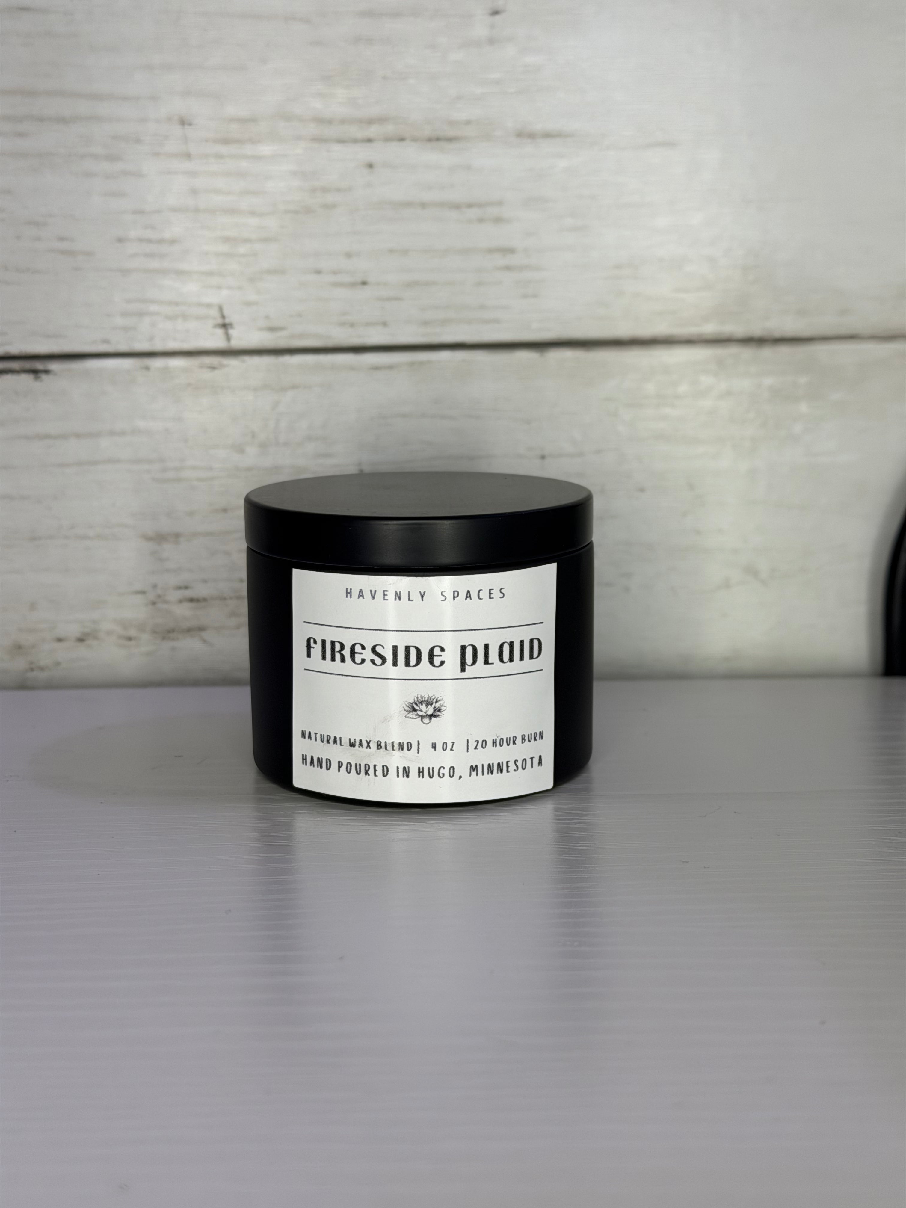 Fireside Plaid Tin (4oz)