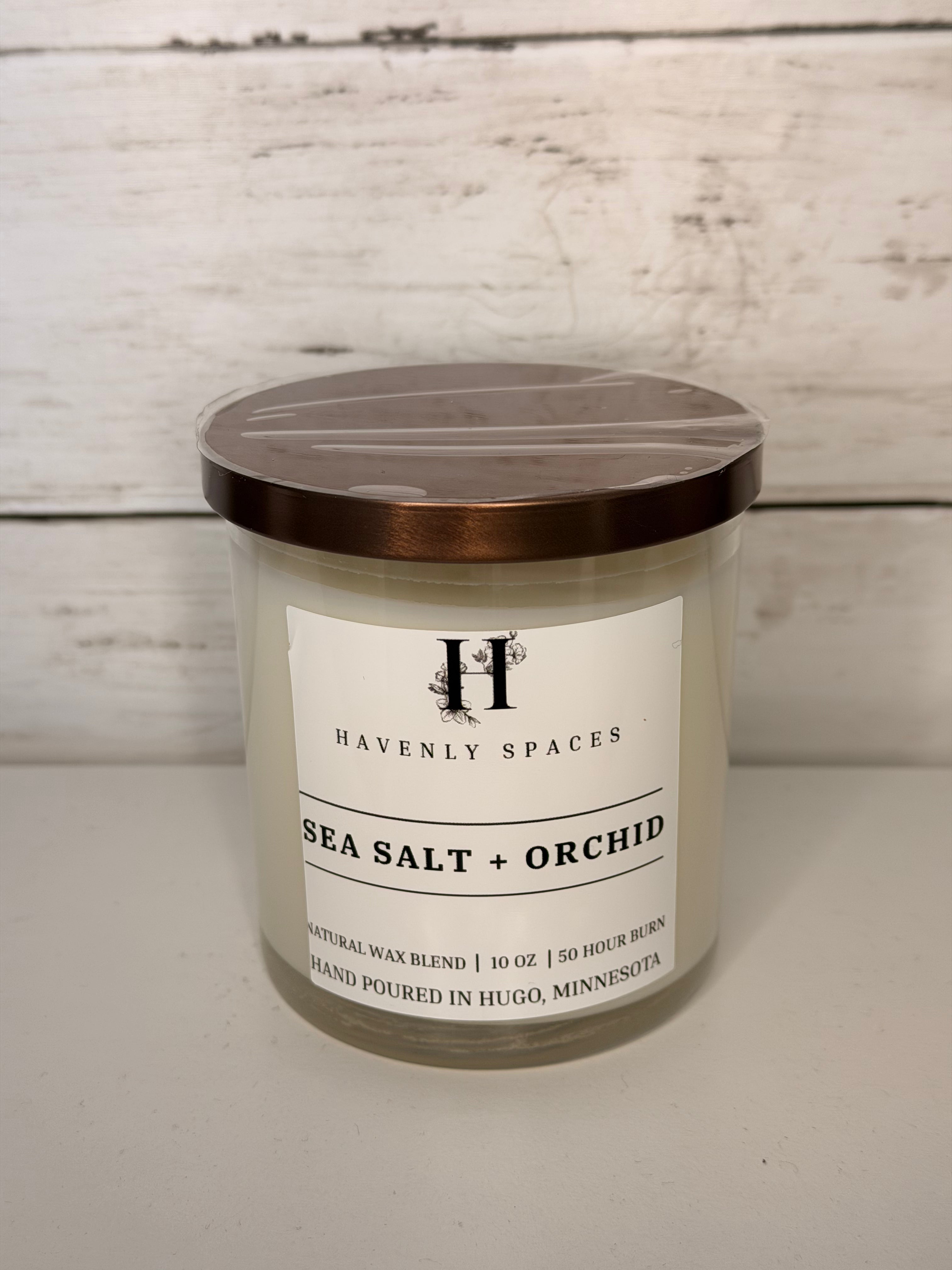 Sea Salt + Orchid Candle