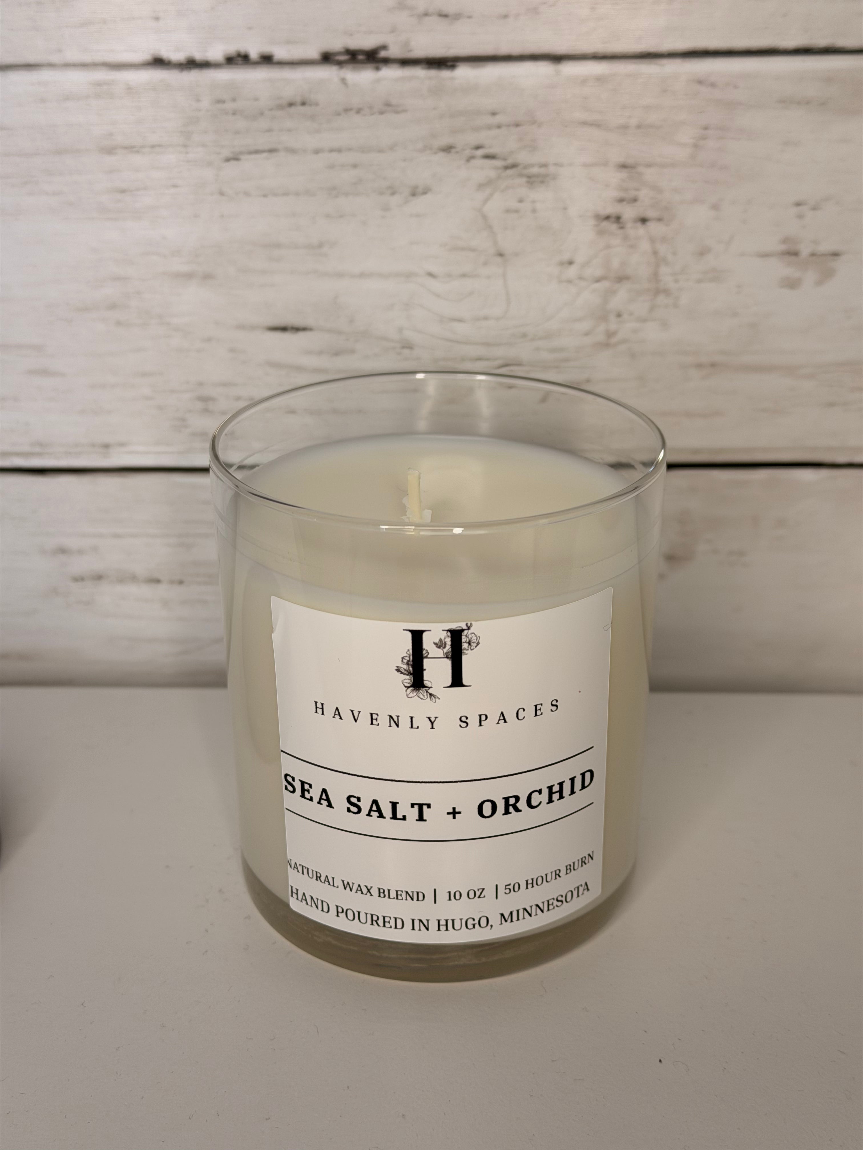 Sea Salt + Orchid Candle