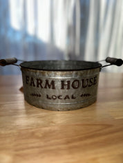 Farmhouse Local Round Bin