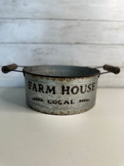 Farmhouse Local Round Bin