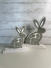 Wooden Bunnies (Set of 2)