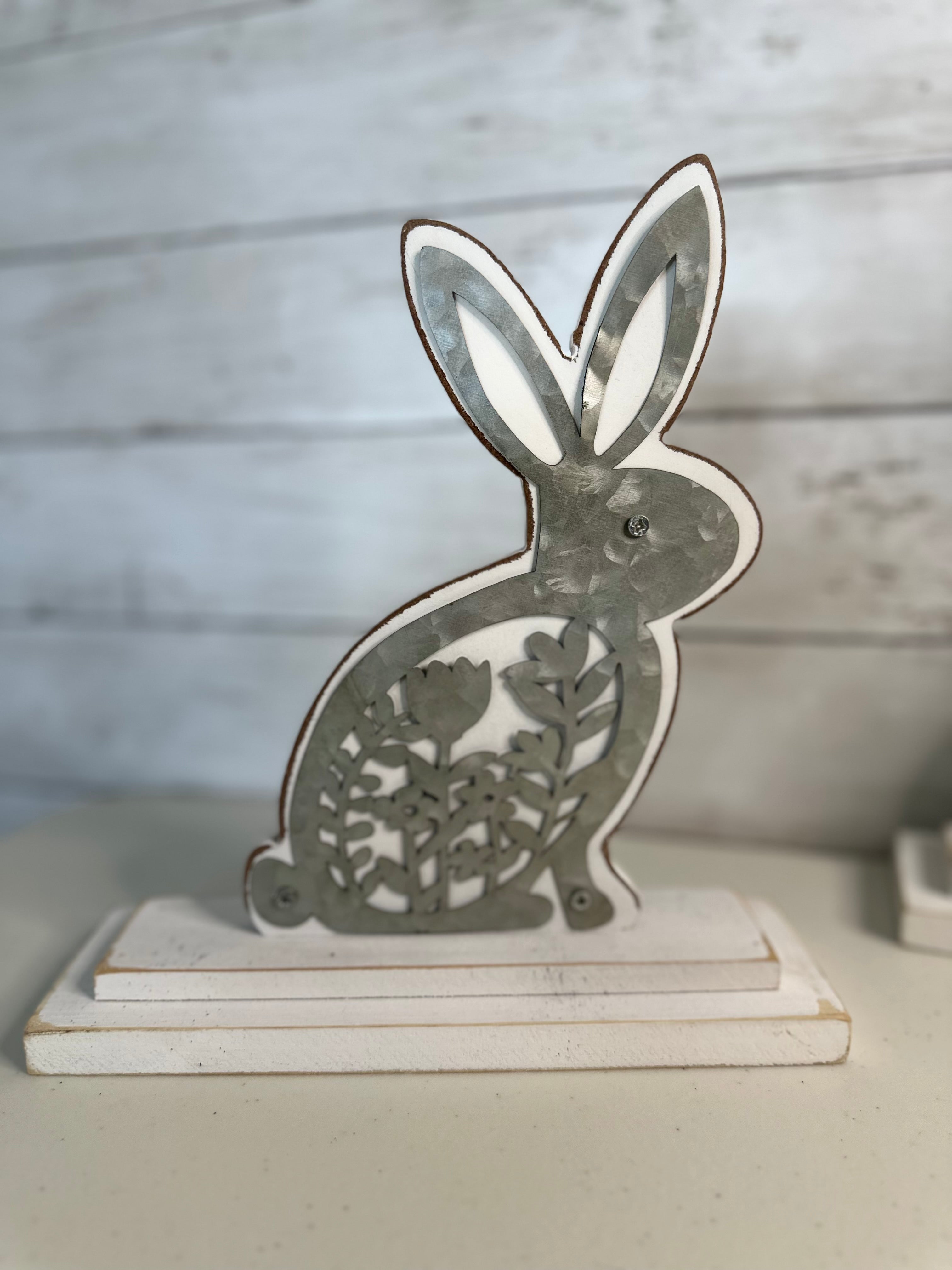 Wooden Bunnies (Set of 2)