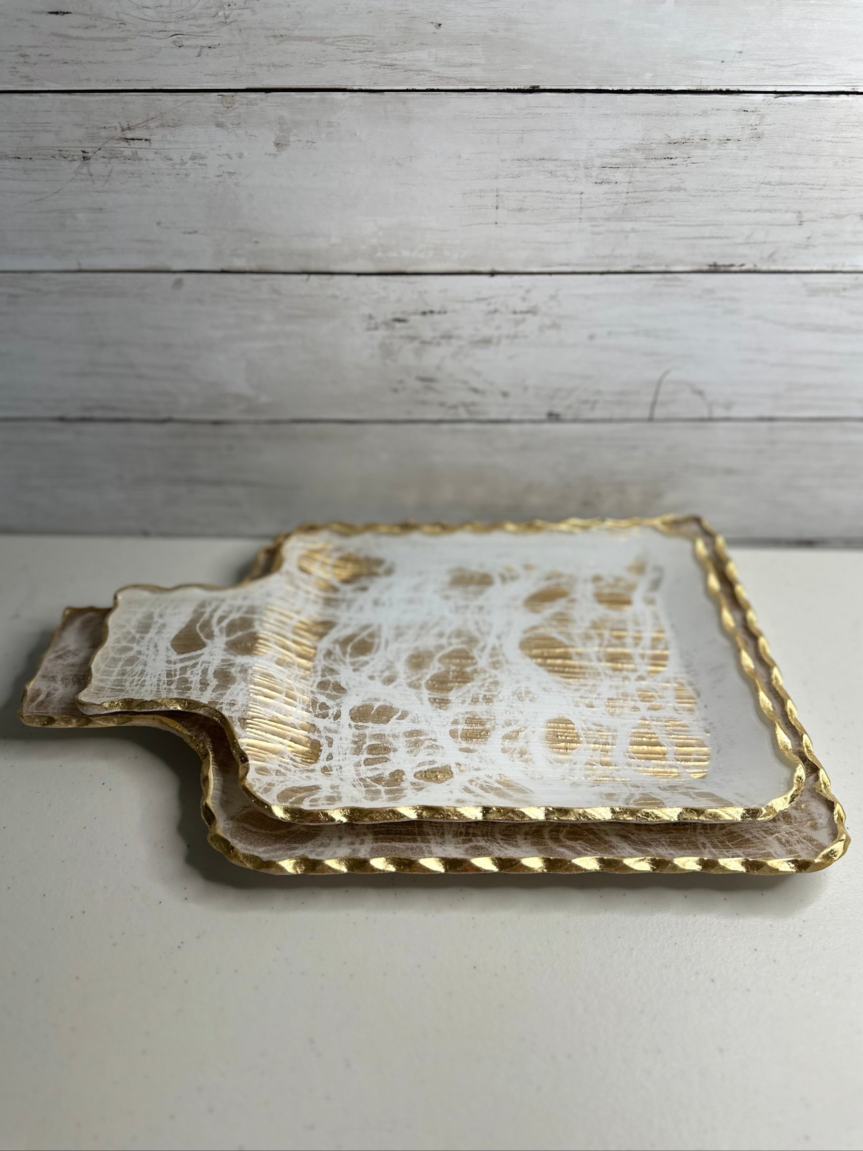 Gold Brushed Tray - Small