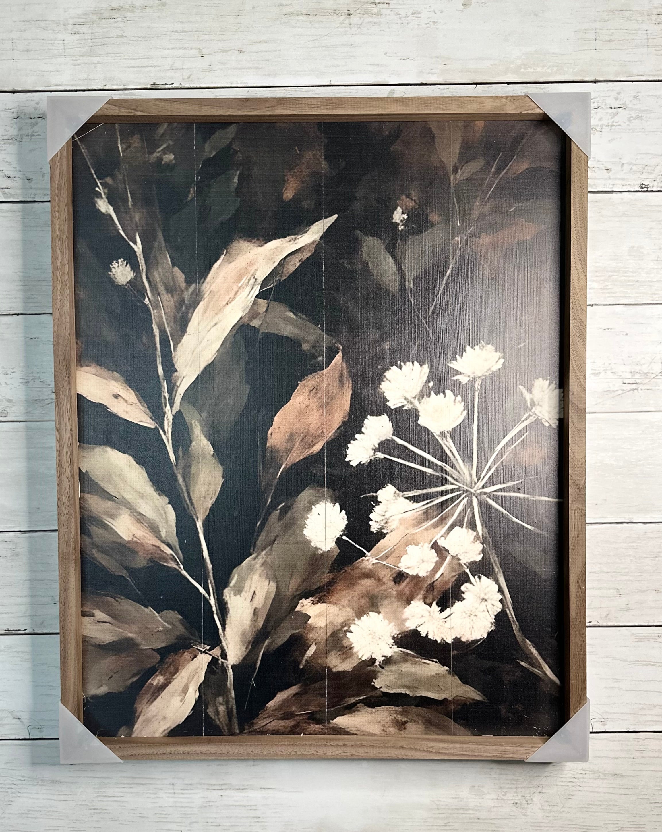 Cream Floral Wall Art
