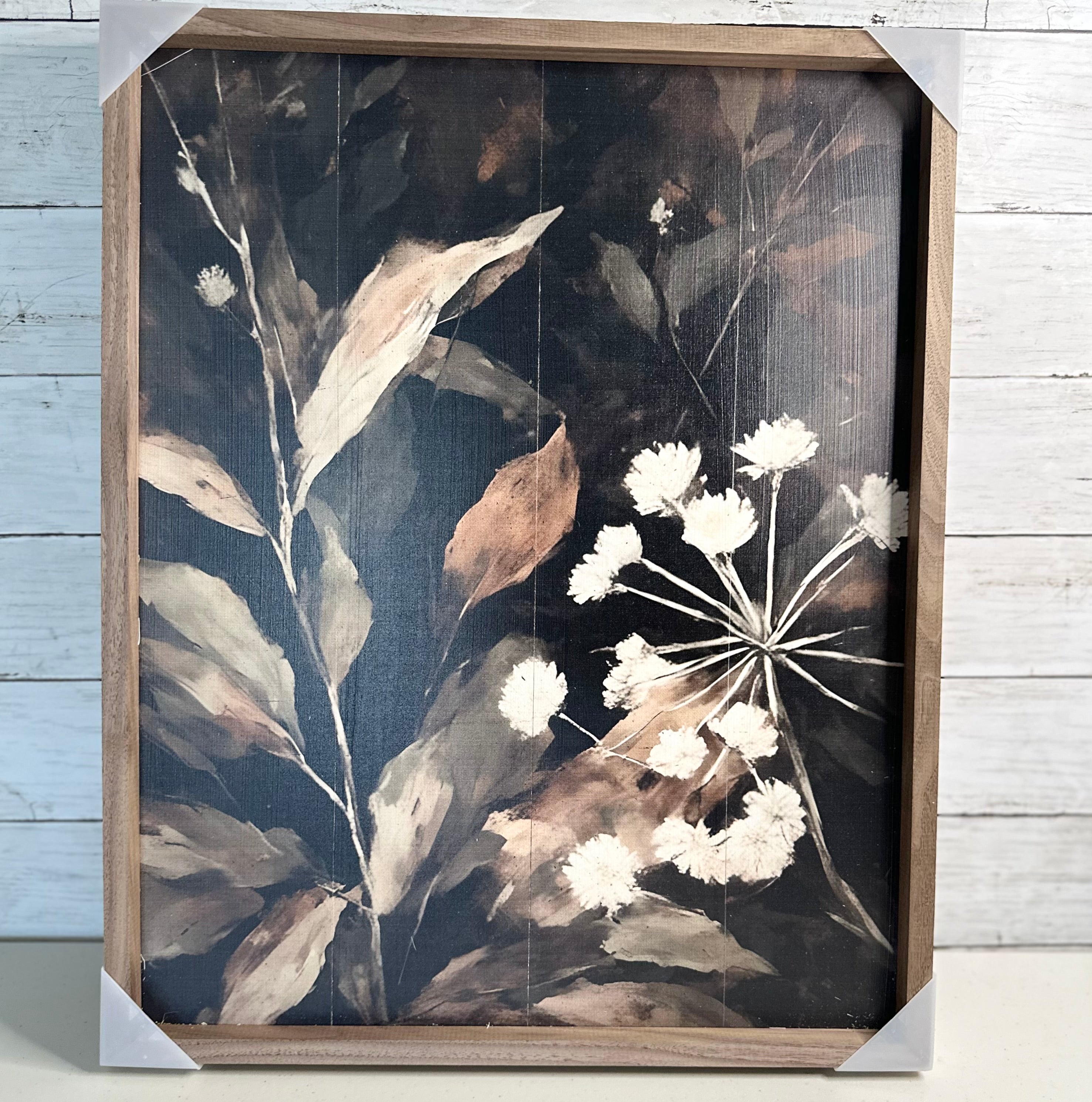 Cream Floral Wall Art