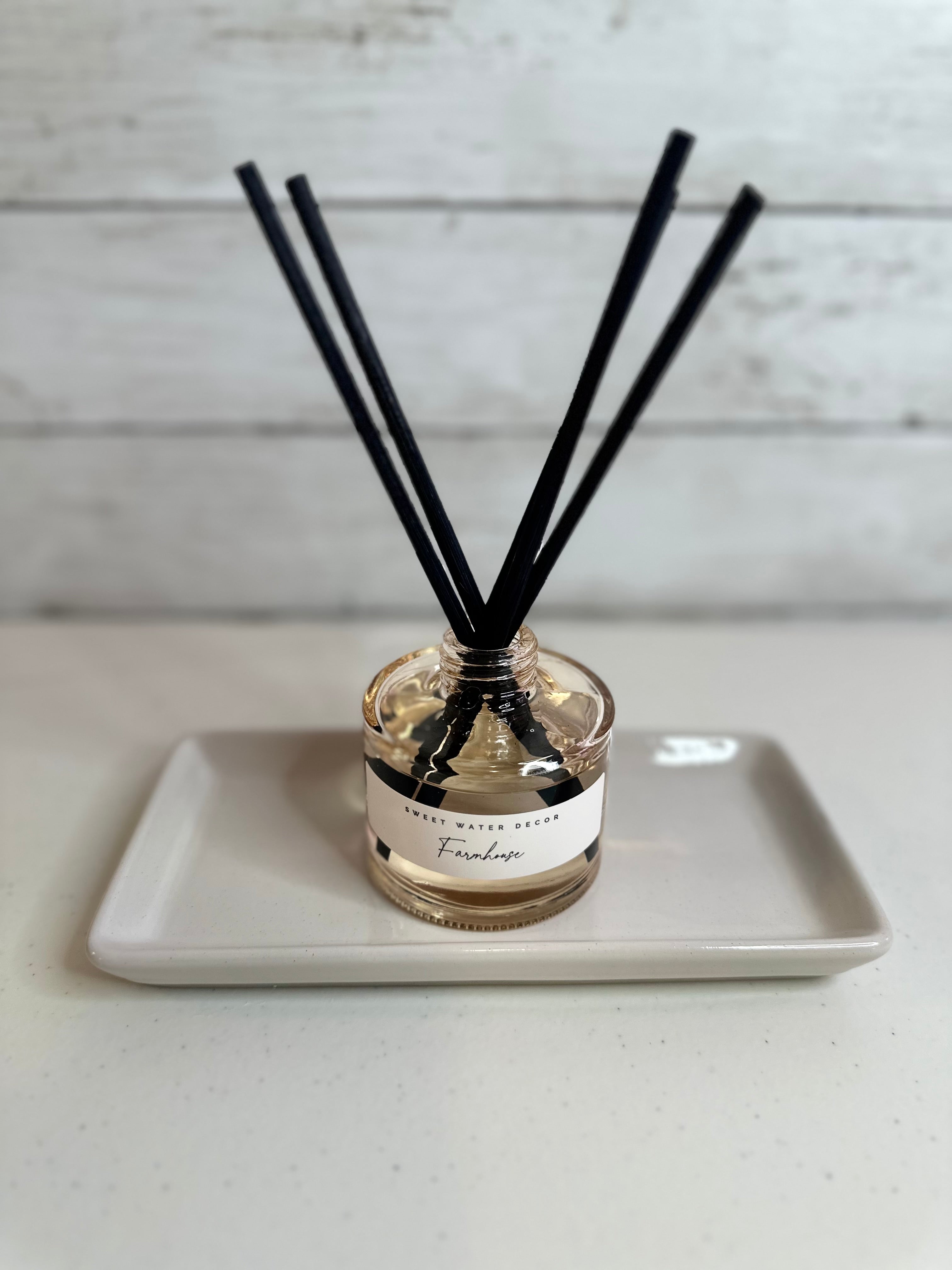 Cream Stoneware Tray