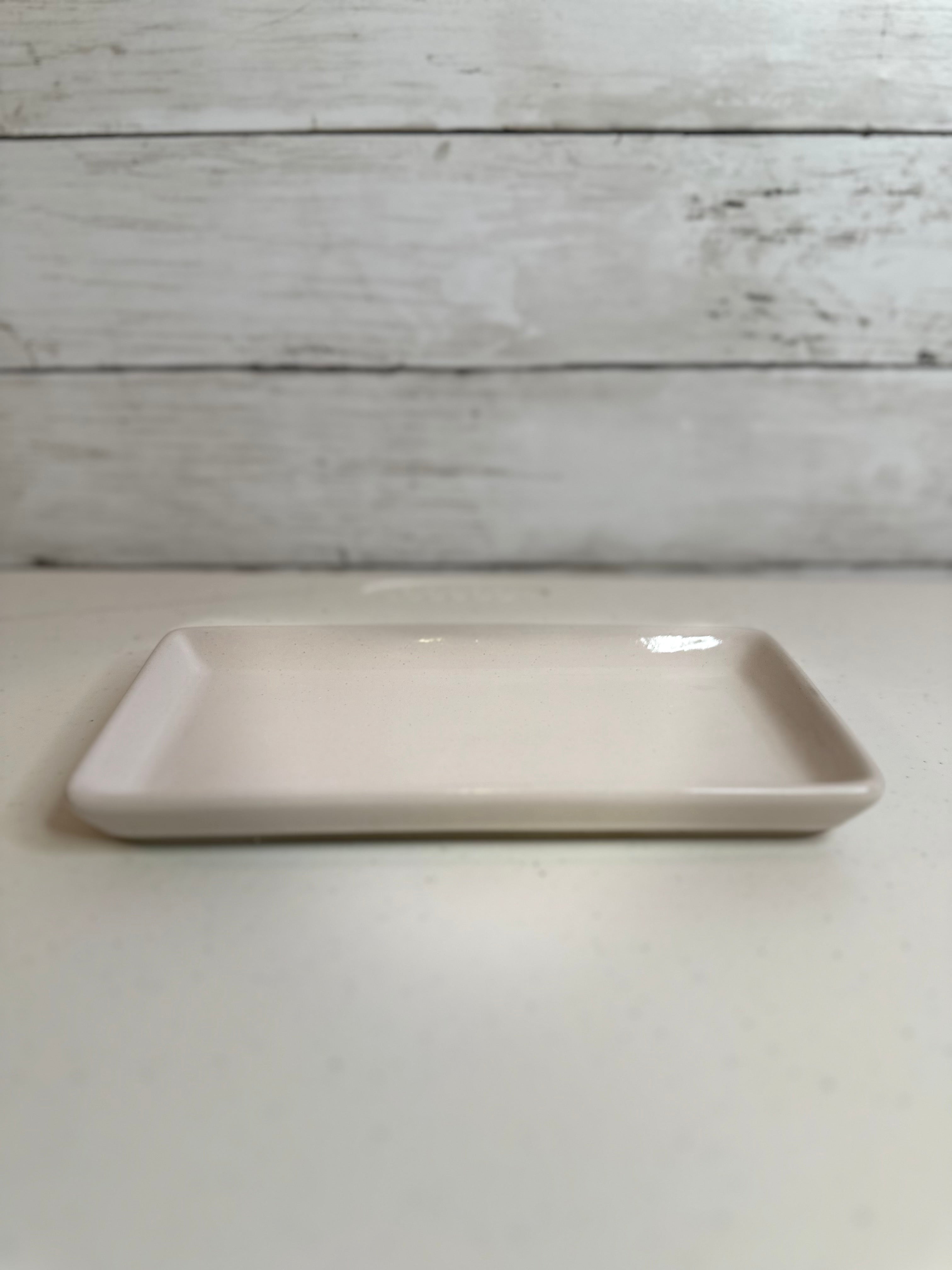 Cream Stoneware Tray