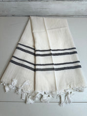 Turkish Cotton Striped Hand Towel