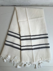 Turkish Cotton Striped Hand Towel