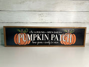 Pumpkin Patch Sign