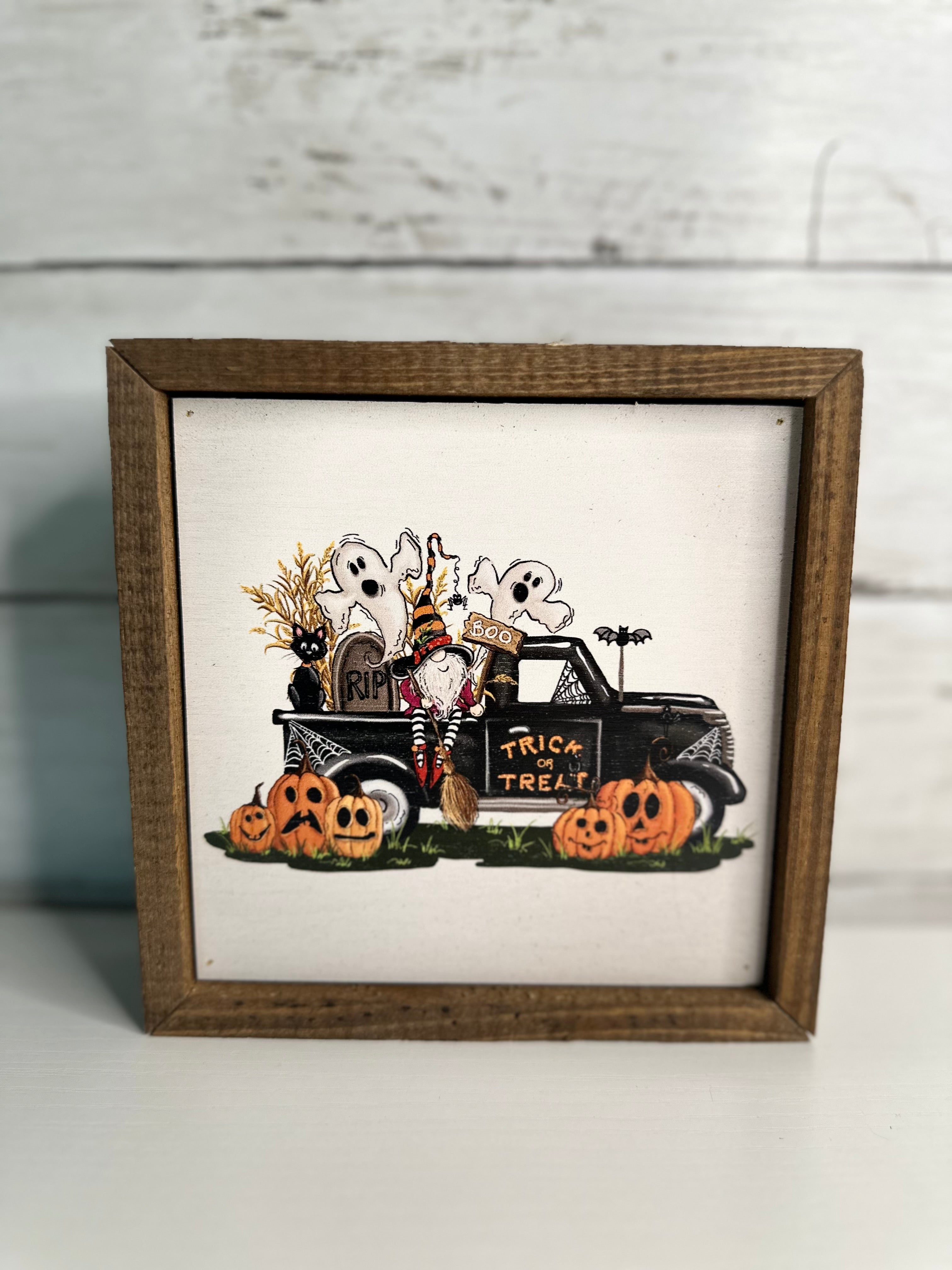 Halloween Truck Sign