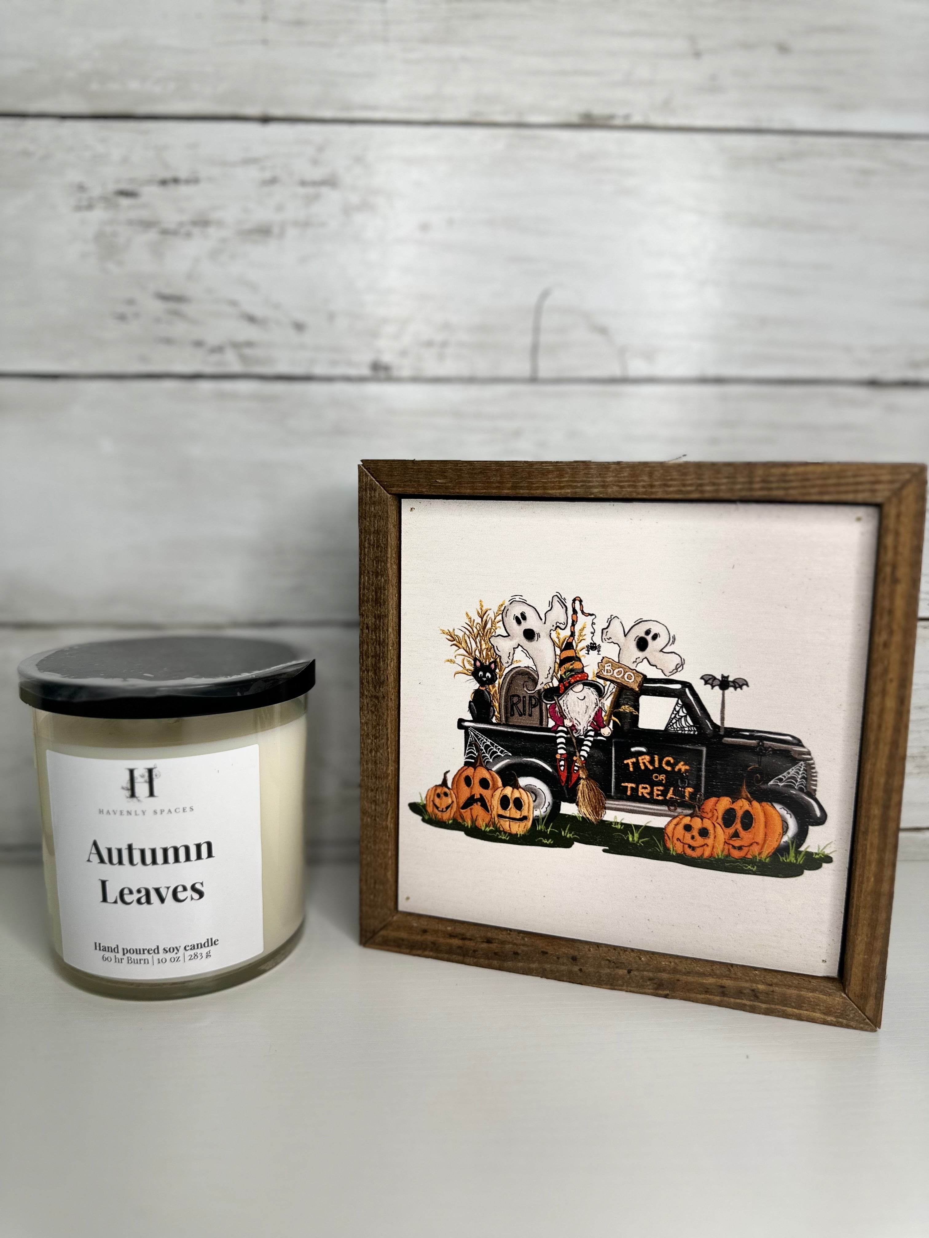 Autumn Leaves Candle