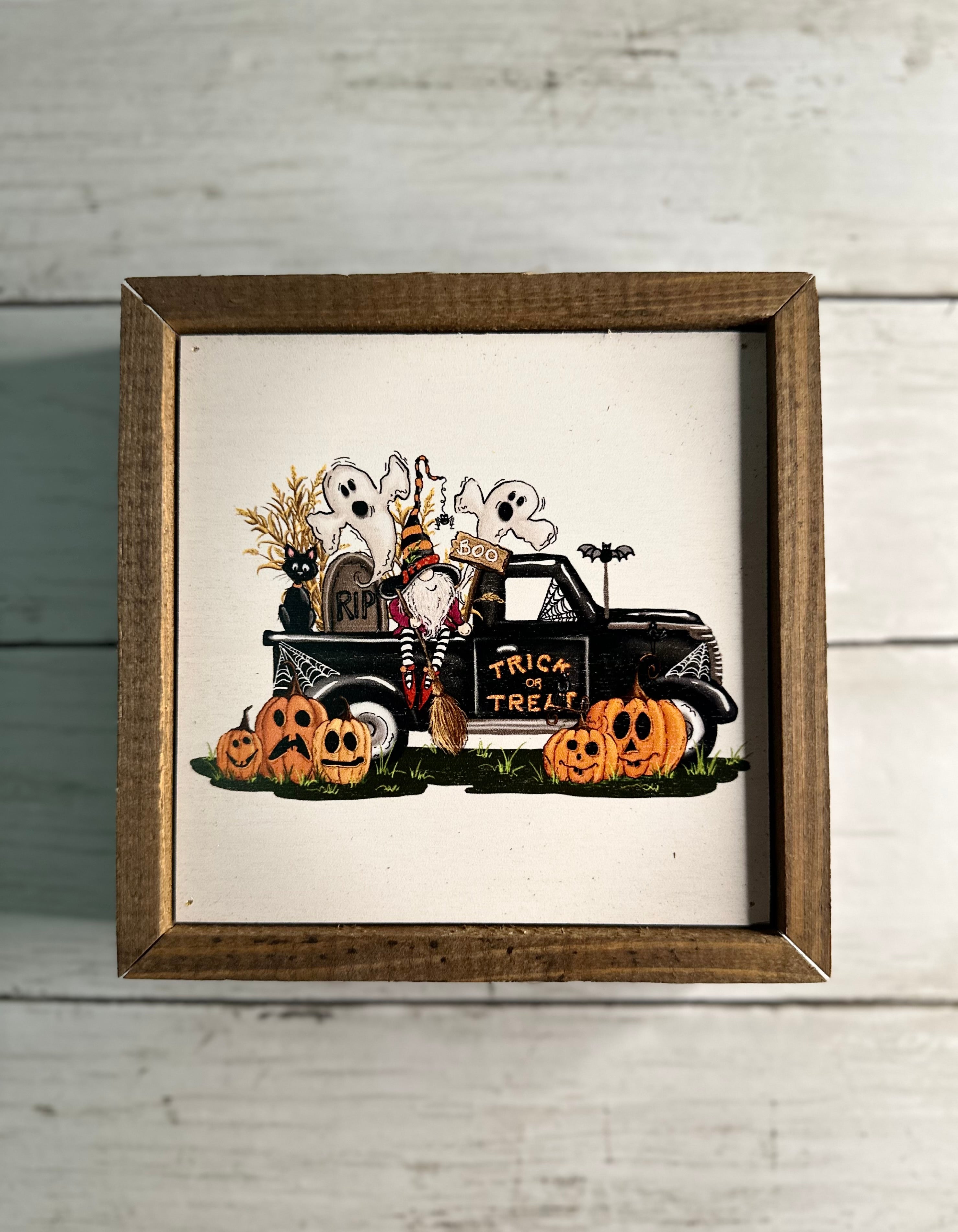 Halloween Truck Sign