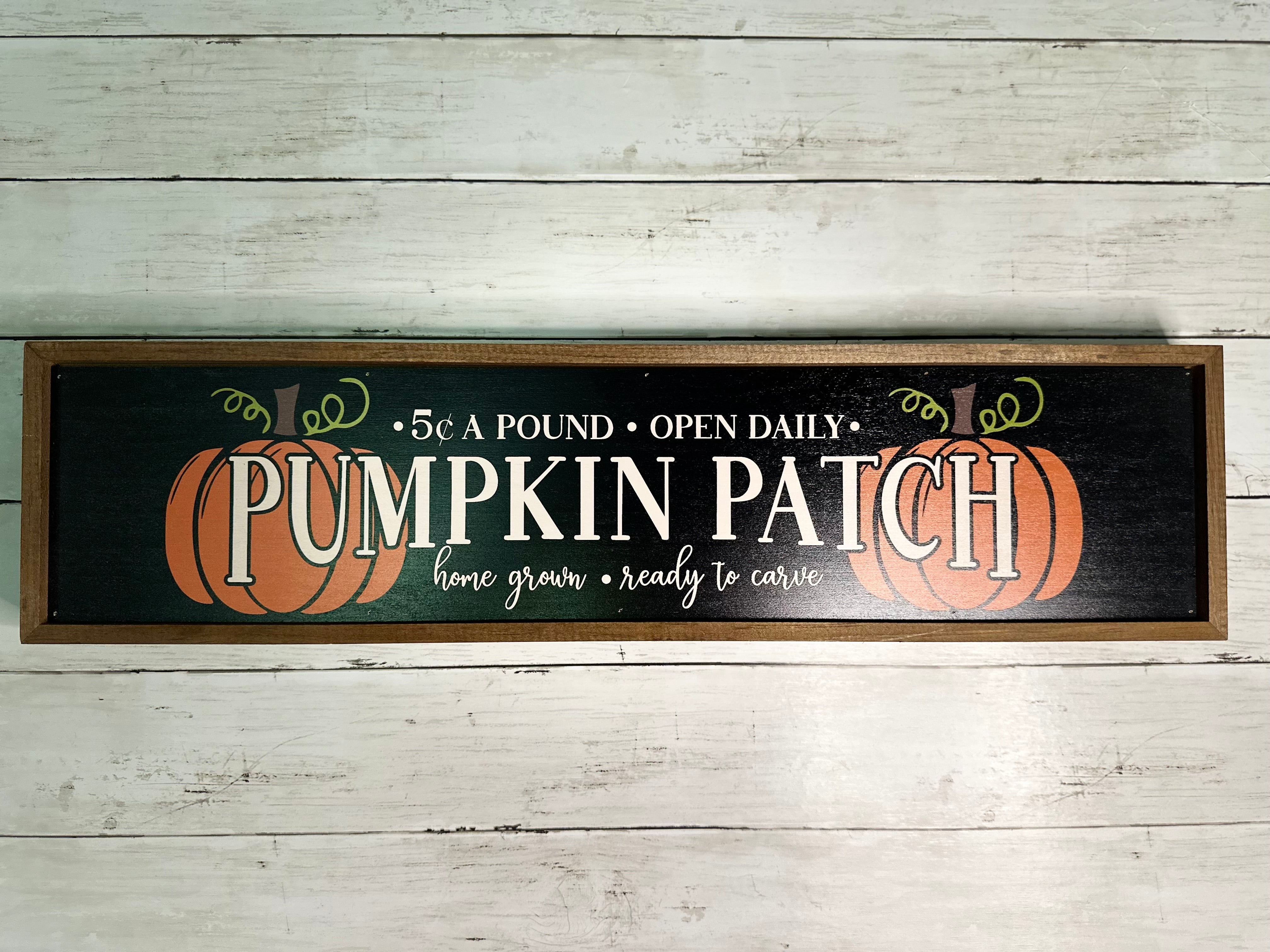 Pumpkin Patch Sign