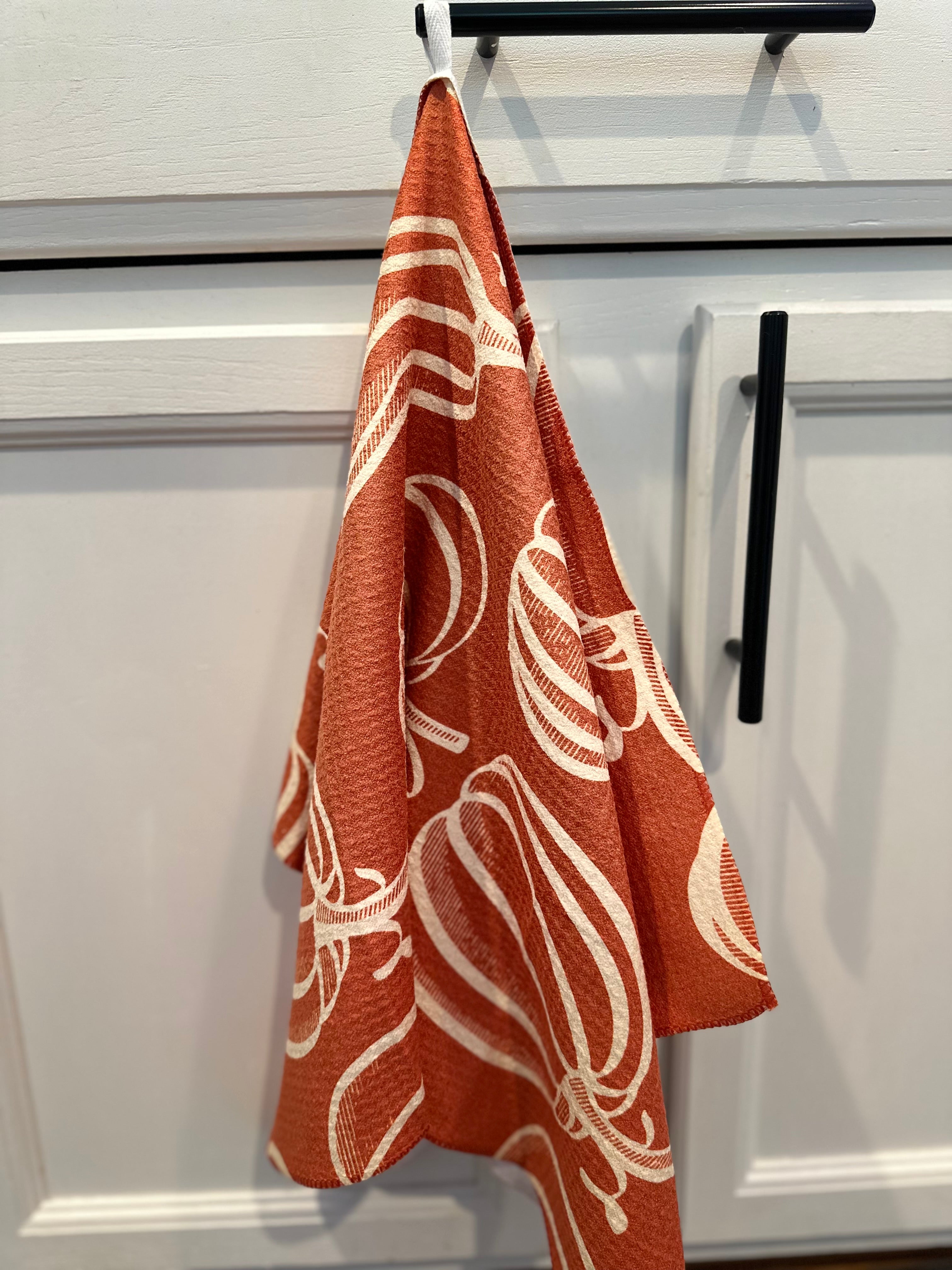 Orange Pumpkin Towel