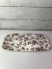 Brown Delft Stacking Melamine Trays