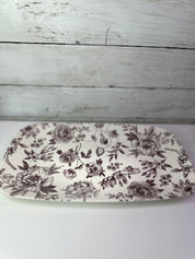 Brown Delft Stacking Melamine Trays