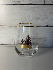 Christmas Tree Wine Glasses